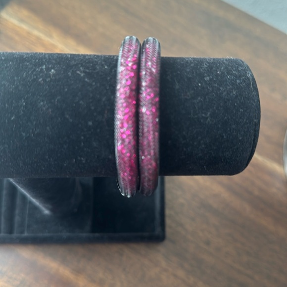 Swarovski crystal pink crystal dust wrap bracelet - Picture 1 of 4
